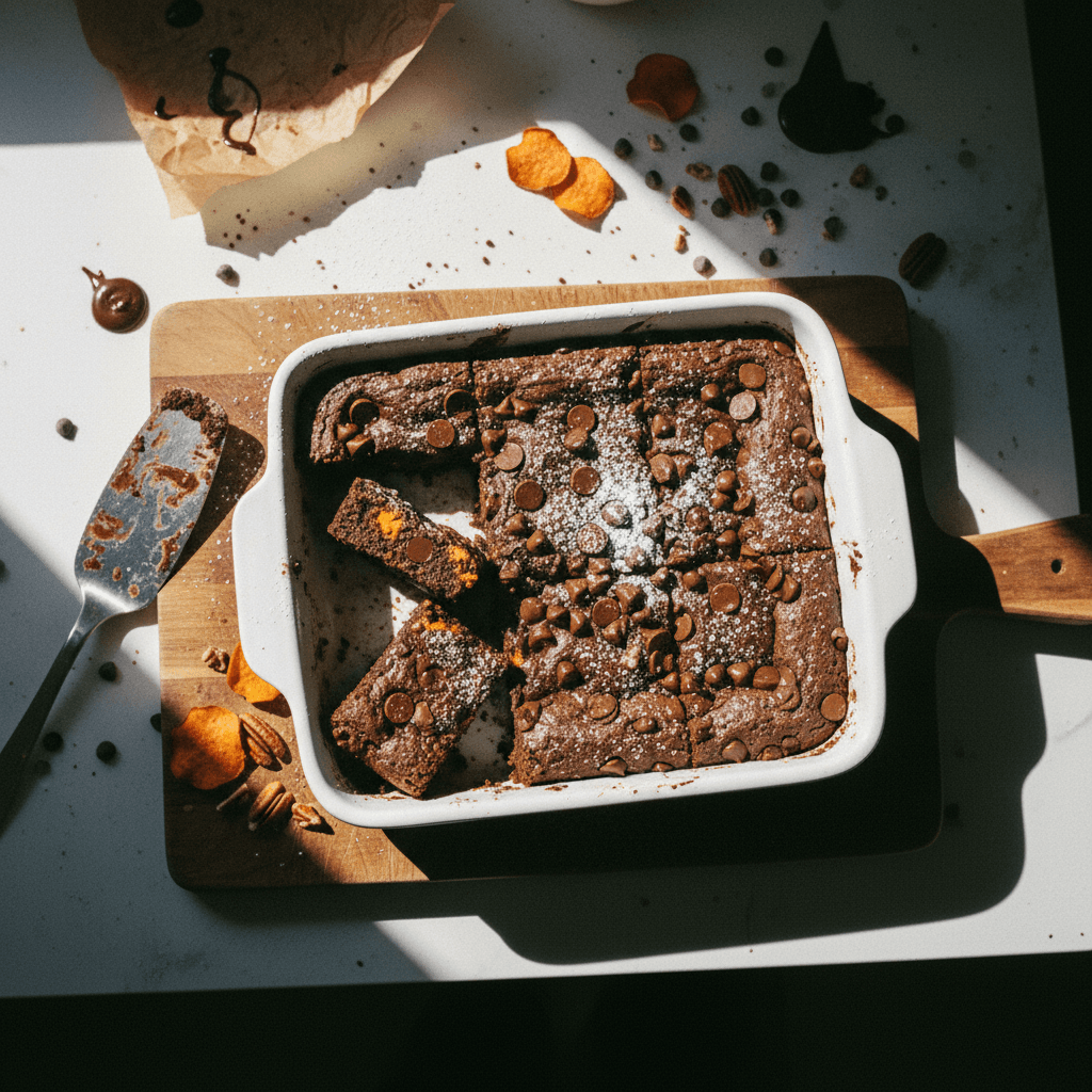 Flourless Sweet Potato Brownies