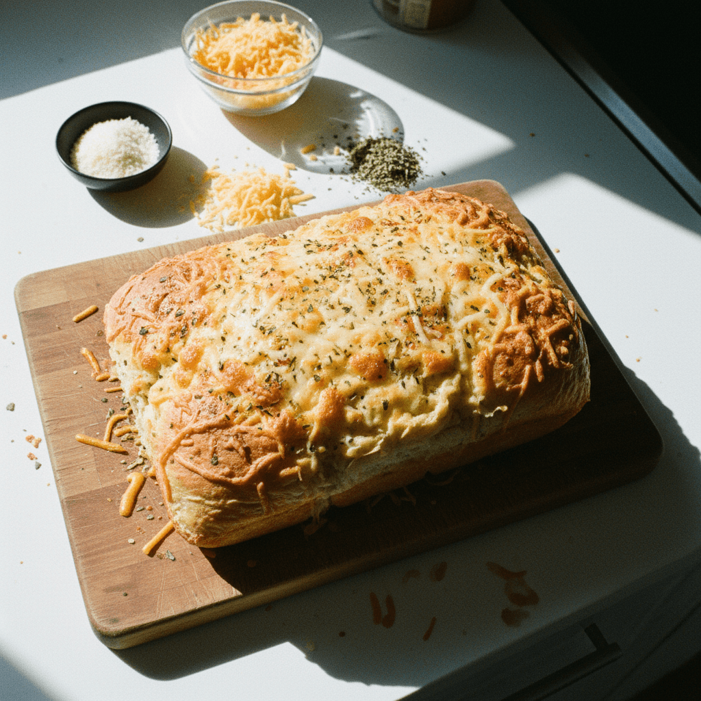 Italian Herb & Cheese Bread (Copycat)