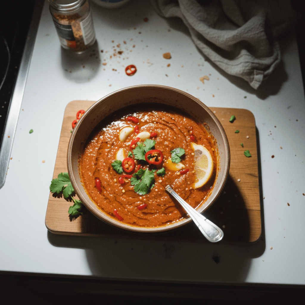 Spicy Garlic Sauce by The Egyptian Magician