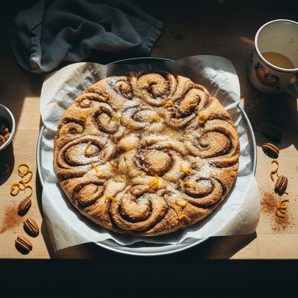 الفوكاتشا الإيطالية بالقرفة والزبدة