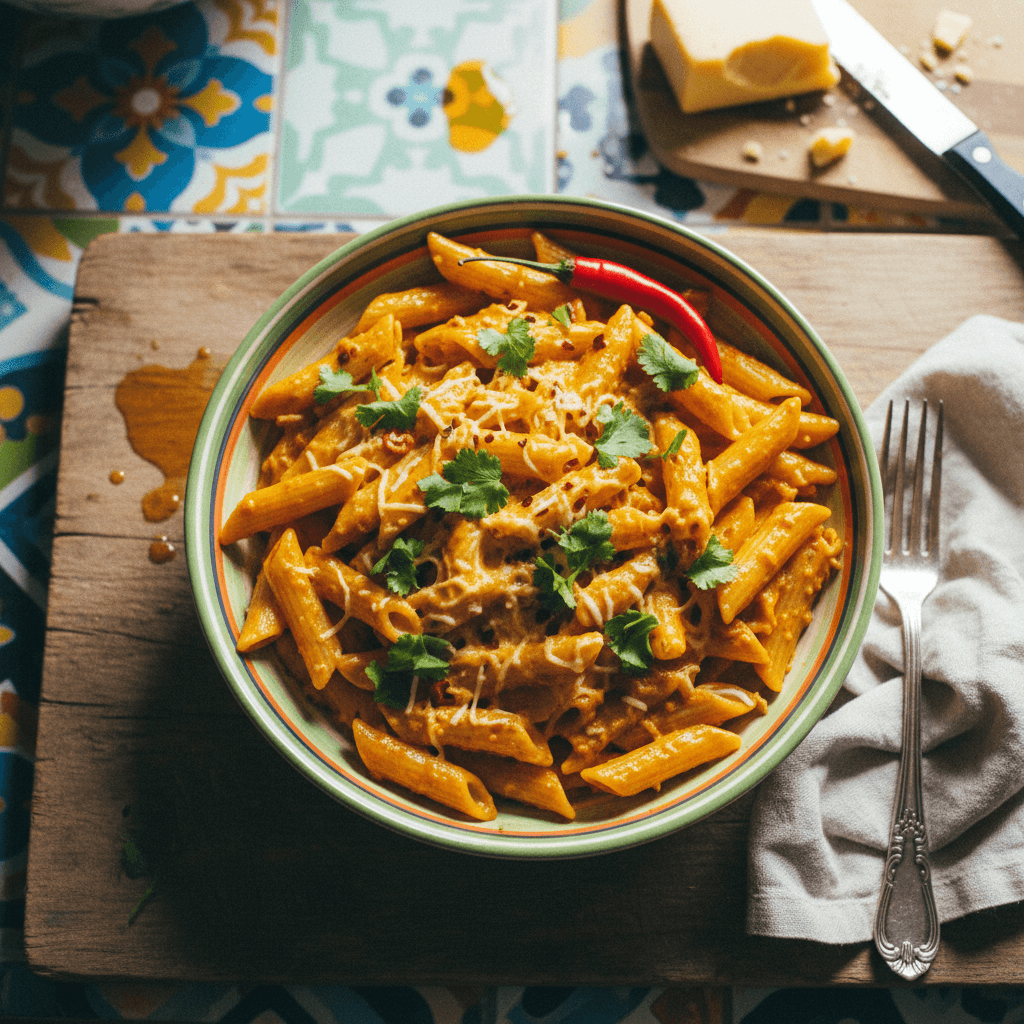 Cheesy Masala Pasta