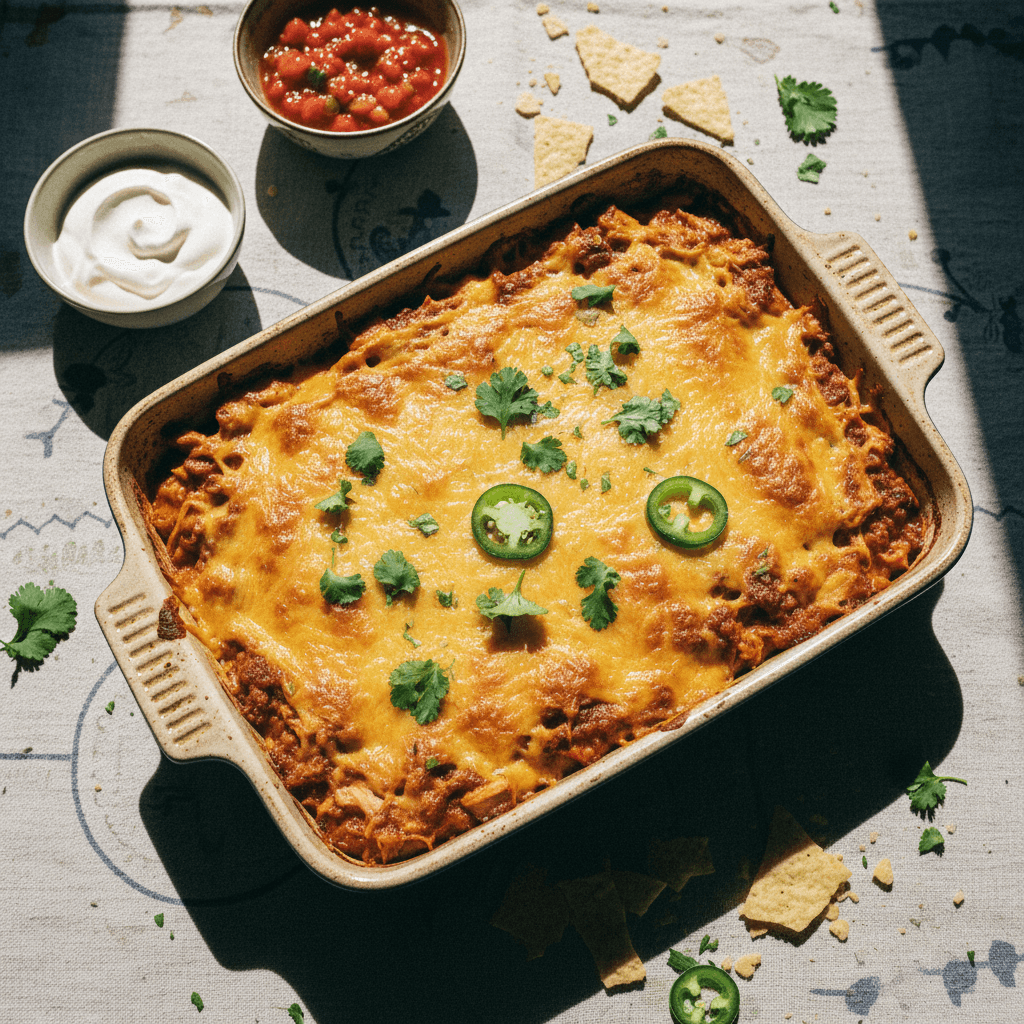 Texas Trash Chicken Casserole