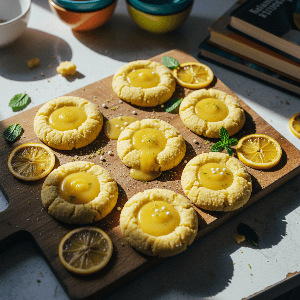 Lemon Curd Thumbprints