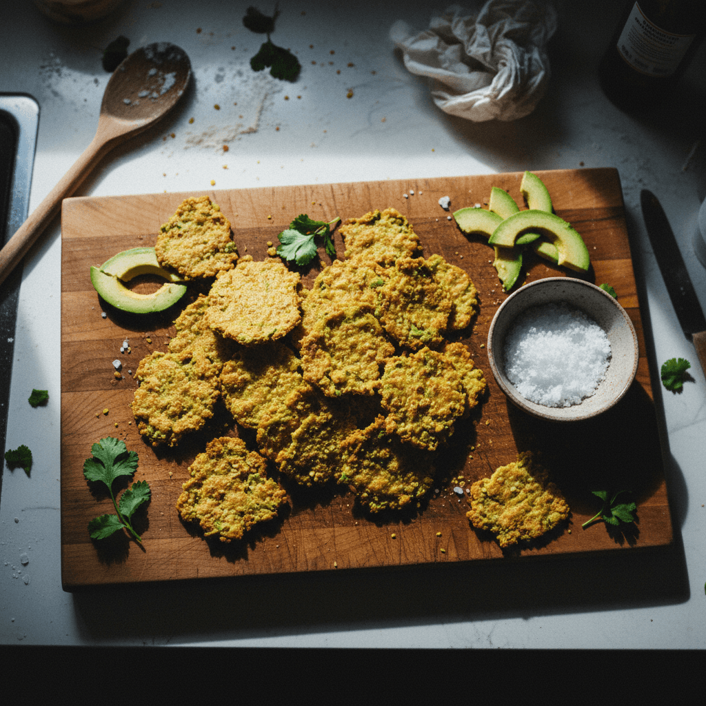 Crispy Avocado Crackers