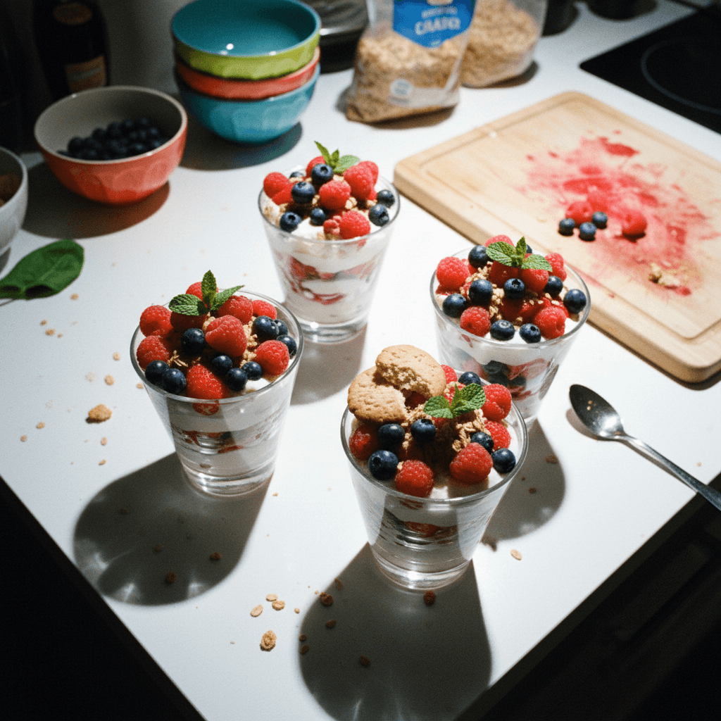 No-Bake Berry Parfaits