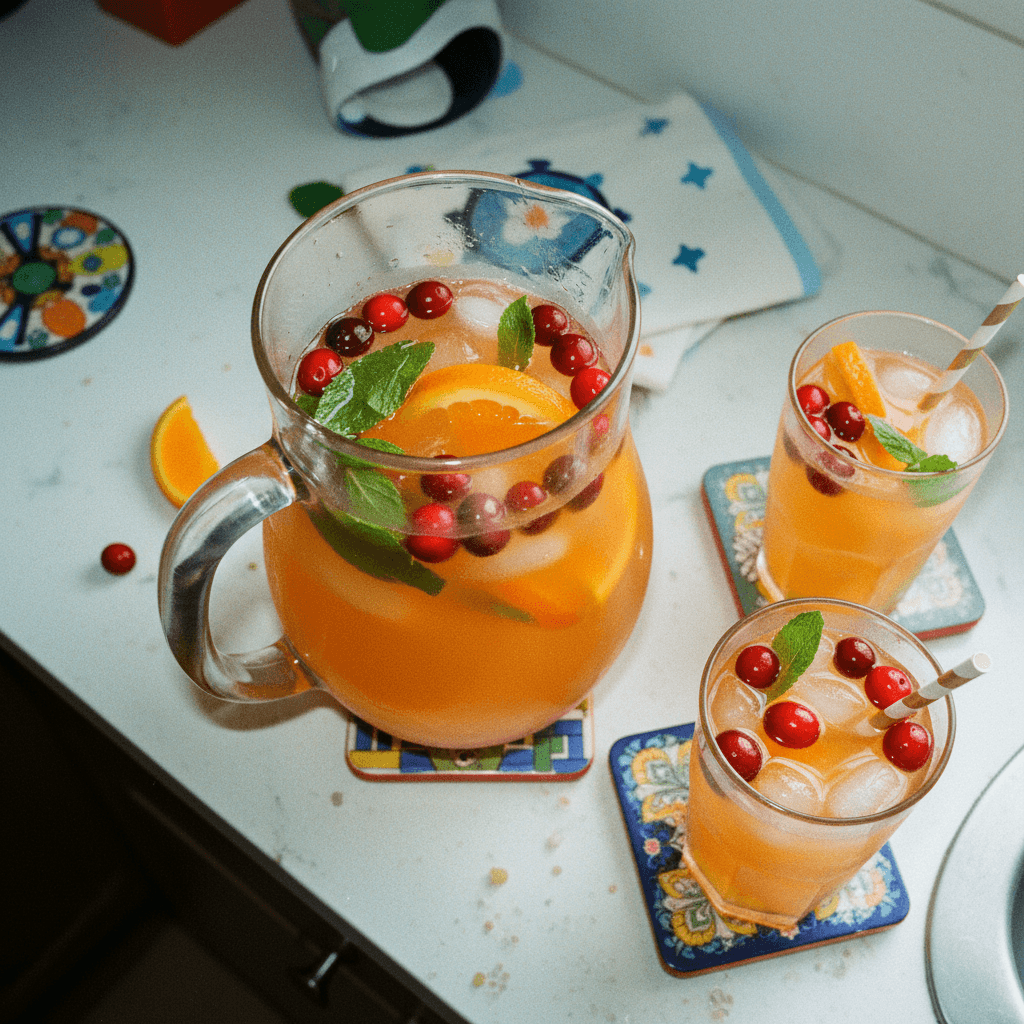 Sparkling Orange Cranberry Spritzer