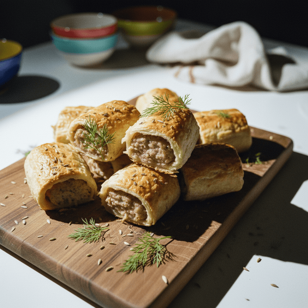 Pork and Fennel Sausage Rolls