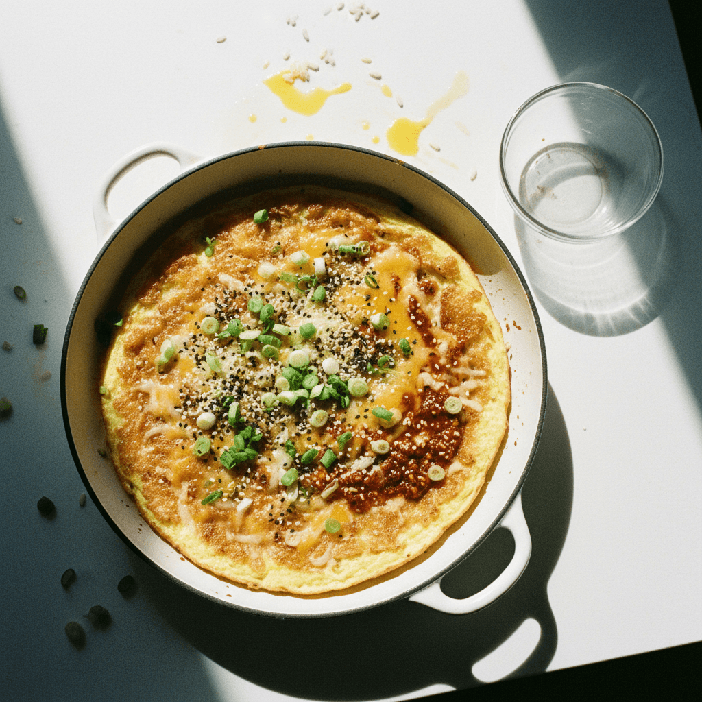 Crispy Rice Omelette