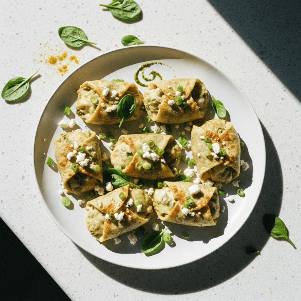 High Protein Chicken Pesto Wrap Parcels