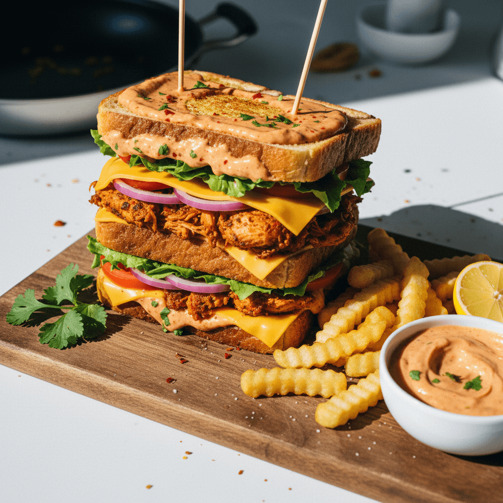 Crispy, Saucy Chicken Sandwich