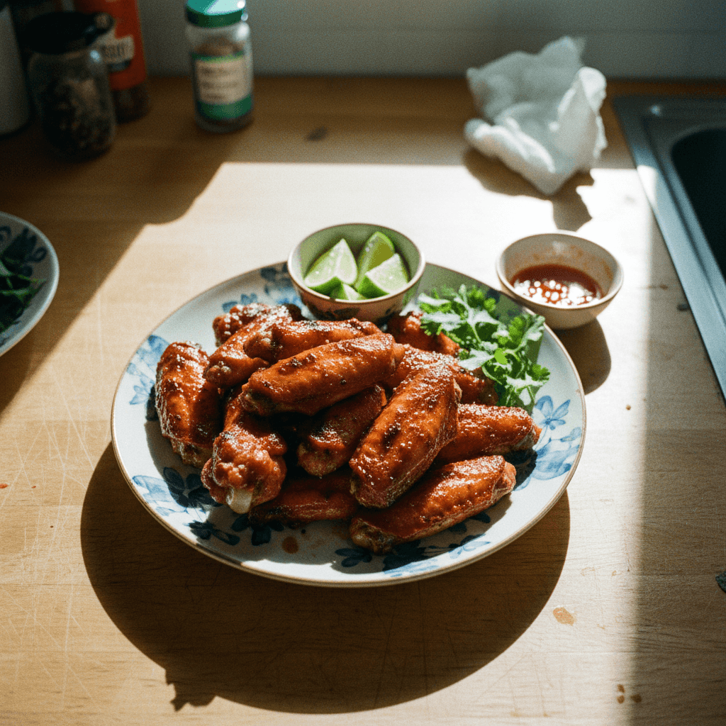 Singapore-Style BBQ Chicken Wings