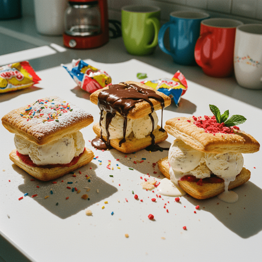 Brioche Toaster Pastries Ice Cream Sandwiches