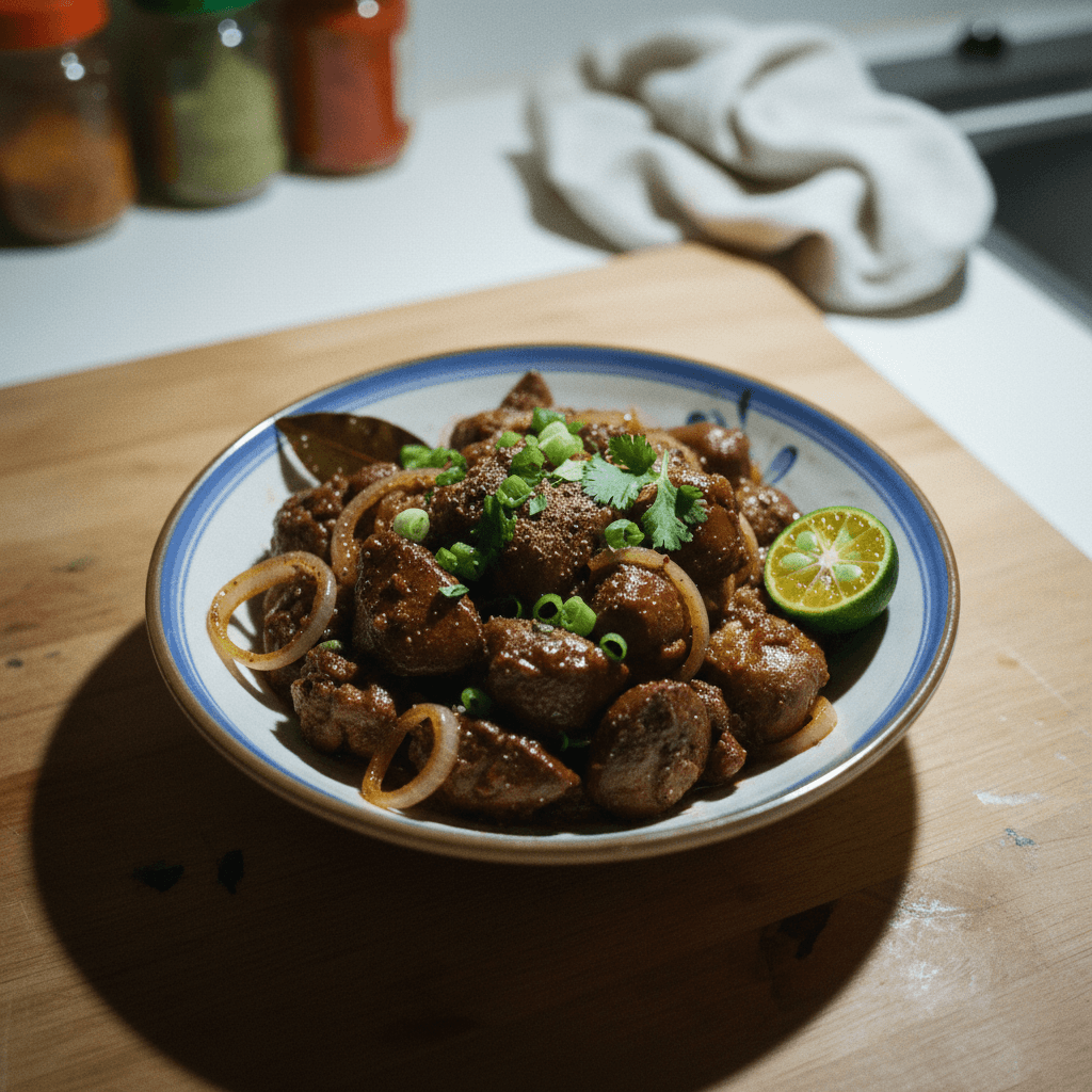 Adobong Atay ng Manok