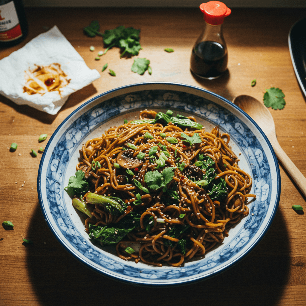 10 Minute Shanghai-Style Noodles
