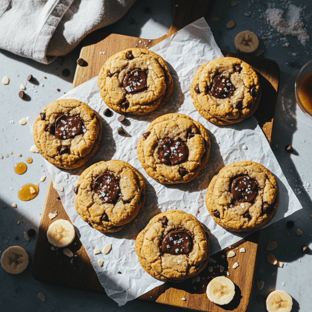 Brown Butter Banana Bread Cookies