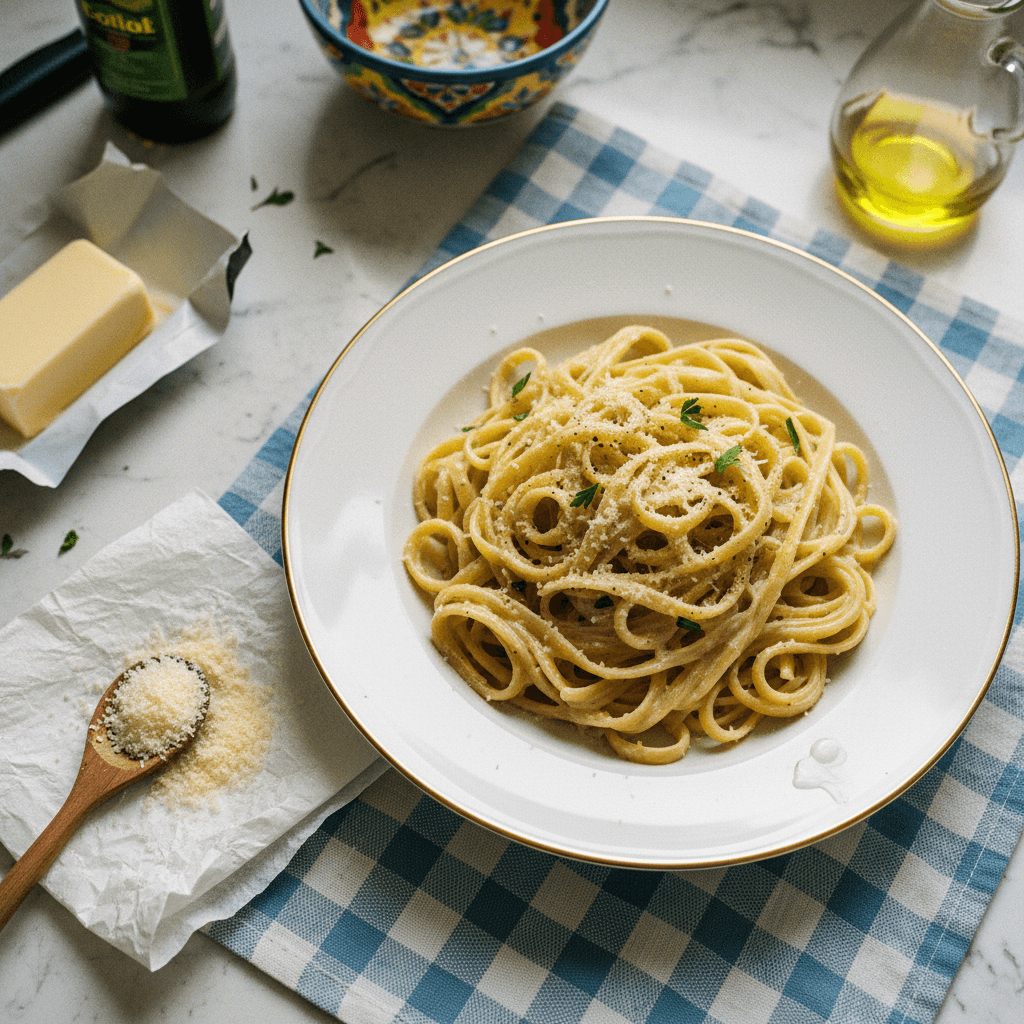 Classic Creamy Alfredo Pasta