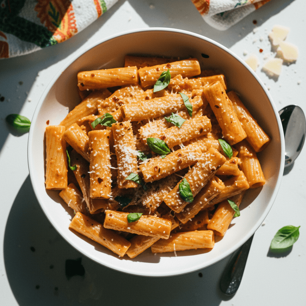 The BEST Spicy Rigatoni
