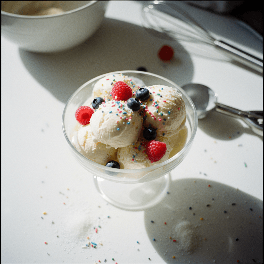 4 Ingredients Easy Ice Cream