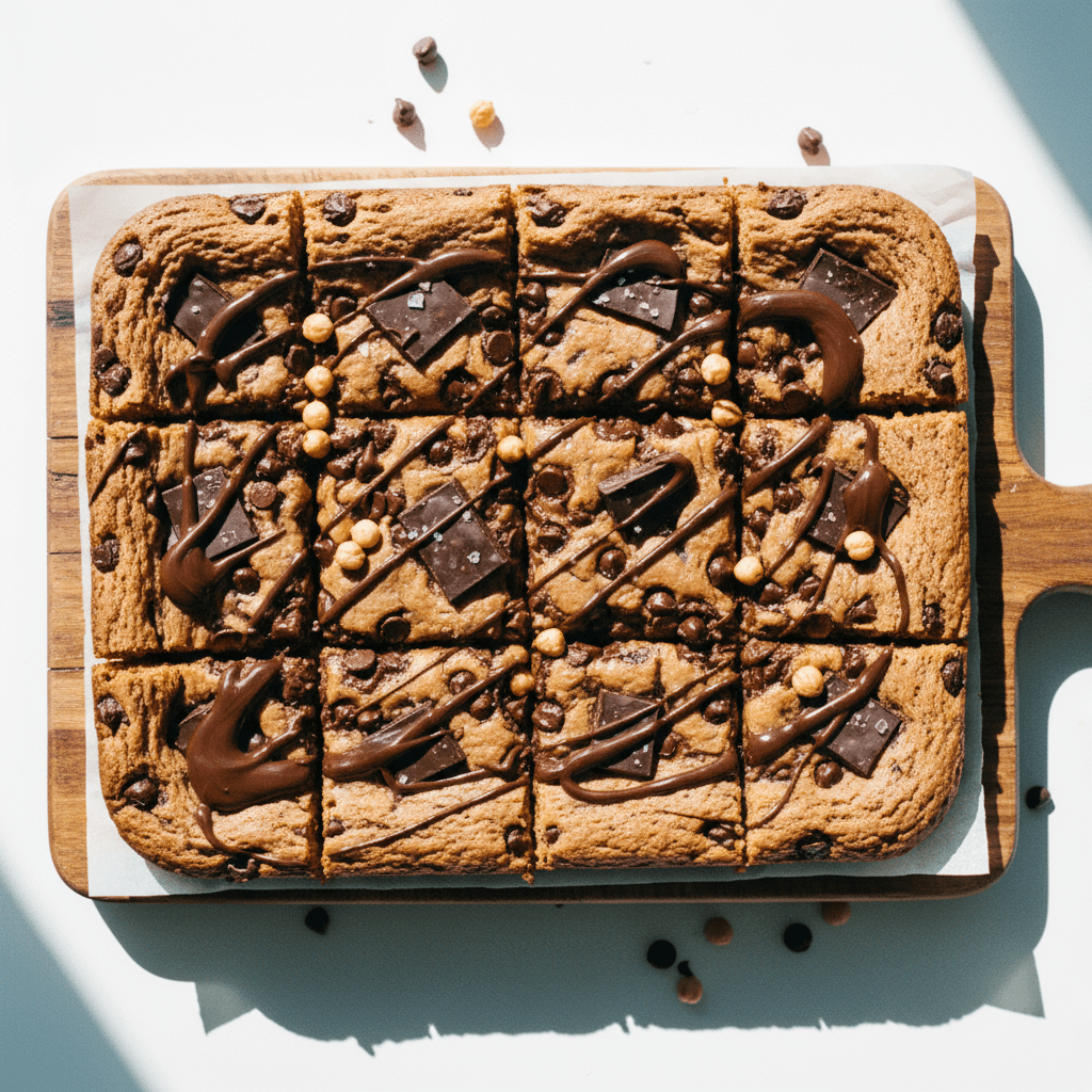 Chickpea Chocolate Chip Blondies