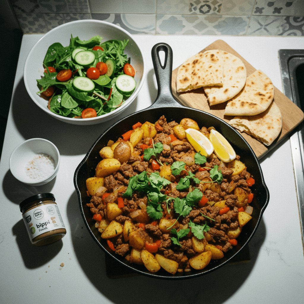 Spiced Beef & Potato Skillet