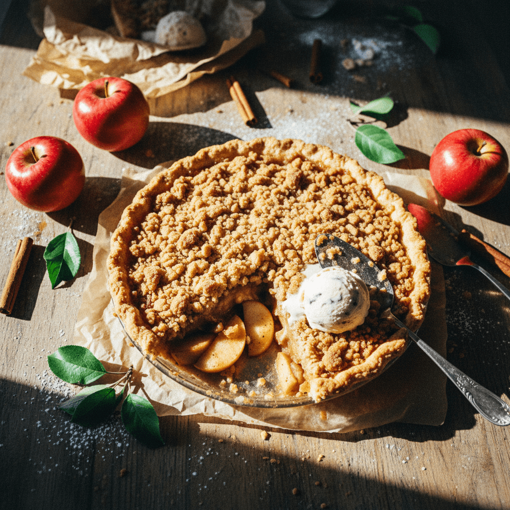 Apple Crumb Pie