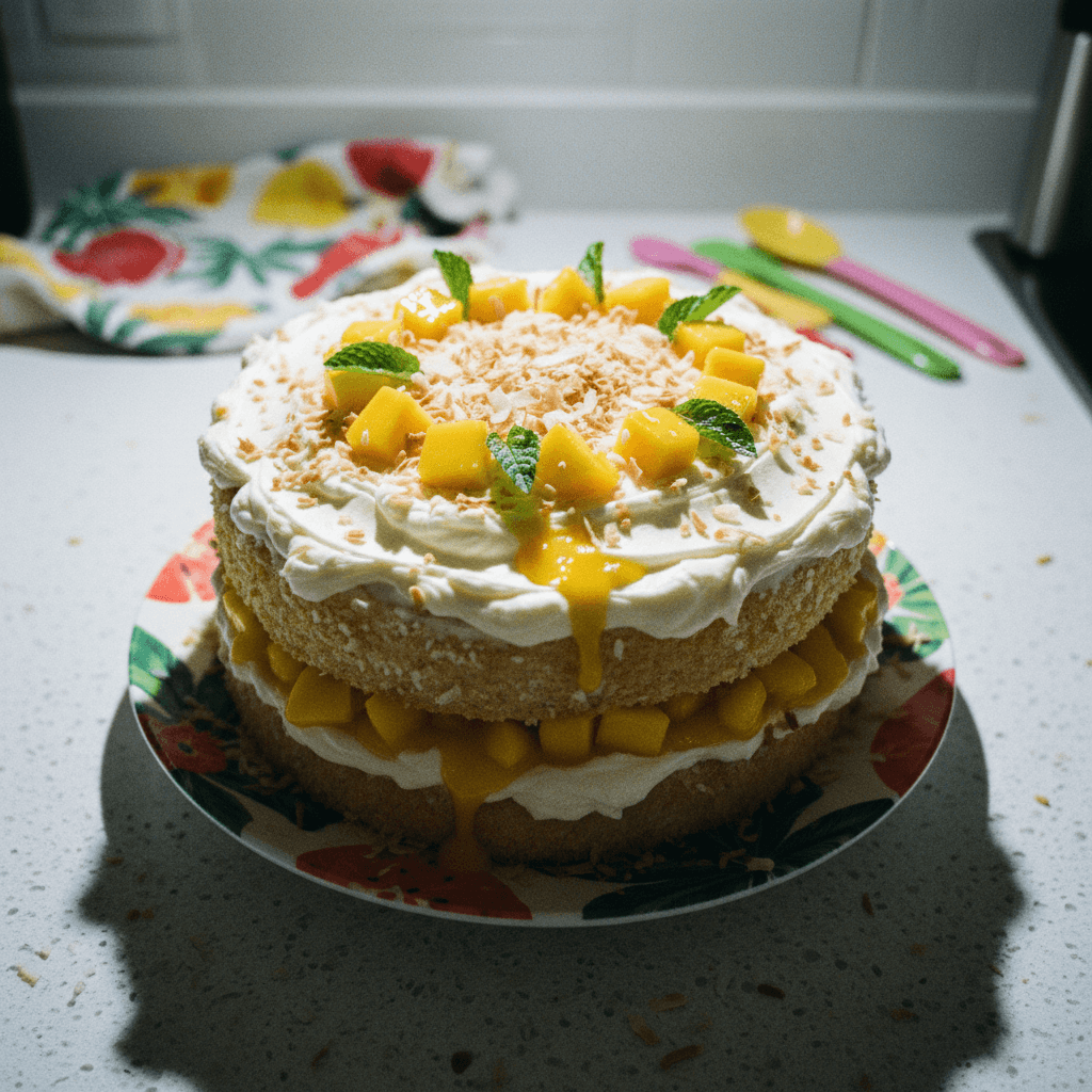 Mango Coconut Cake