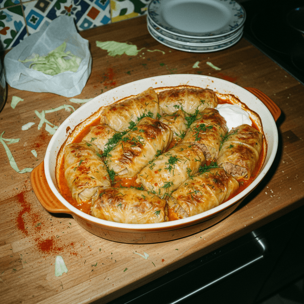 Stuffed Cabbage Rolls (Sarma/Golabki)