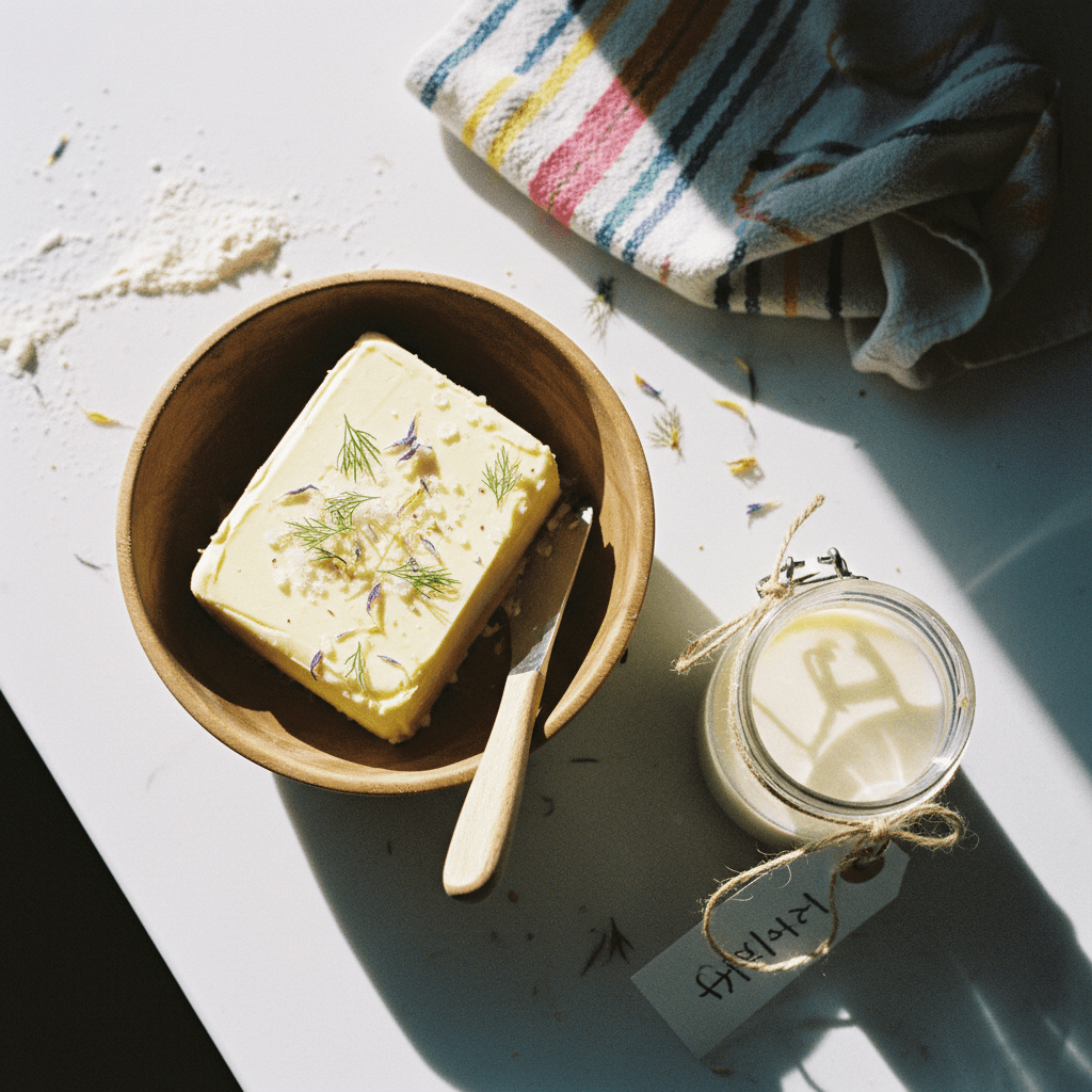 Homemade Butter from All-Purpose Cream