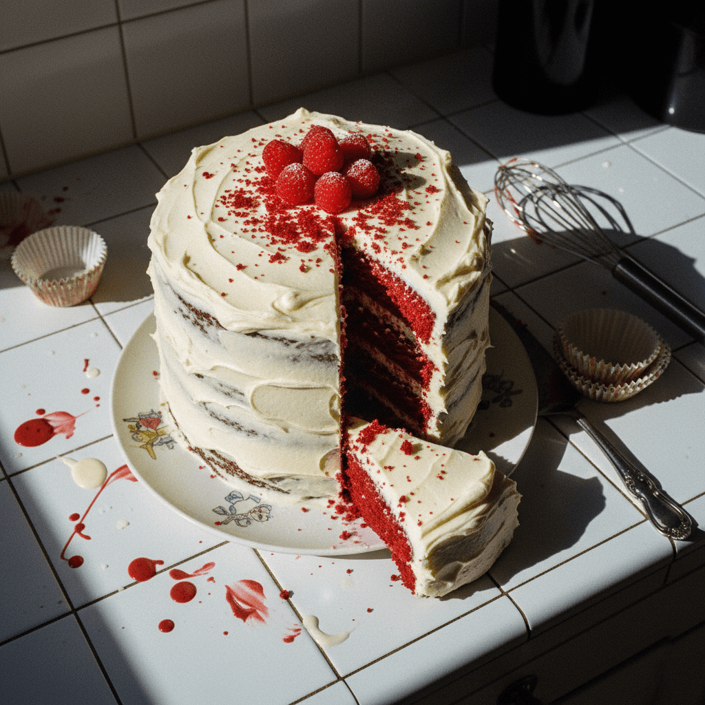 6-Layer Red Velvet Cake with Tangy Cream Cheese Frosting