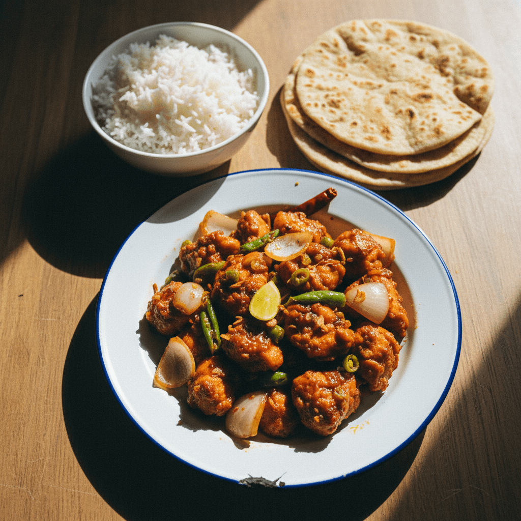 Chilli Garlic Chicken Desi Style