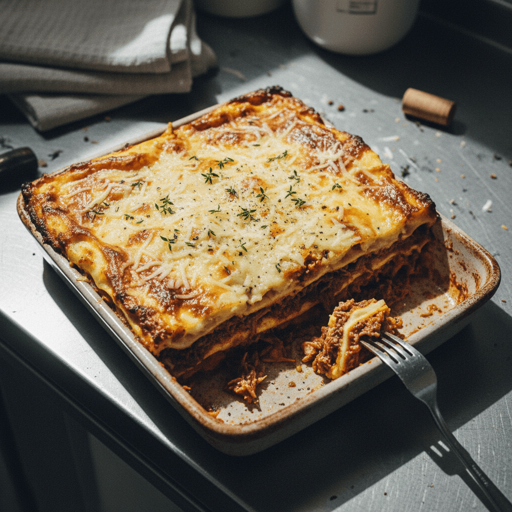 Lasaña de Rabo de Toro