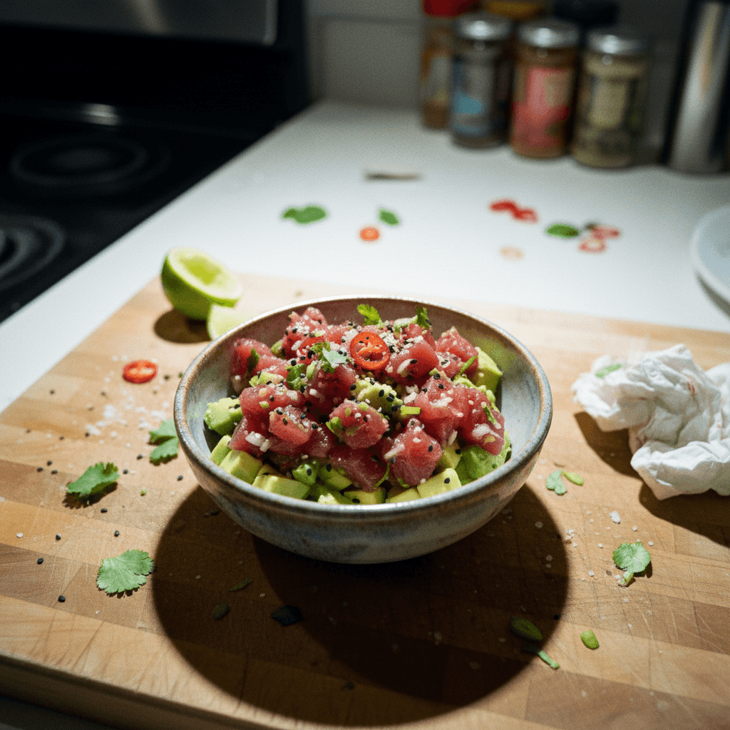 Erewhon Wild-Caught Tuna Tartare with Avocado