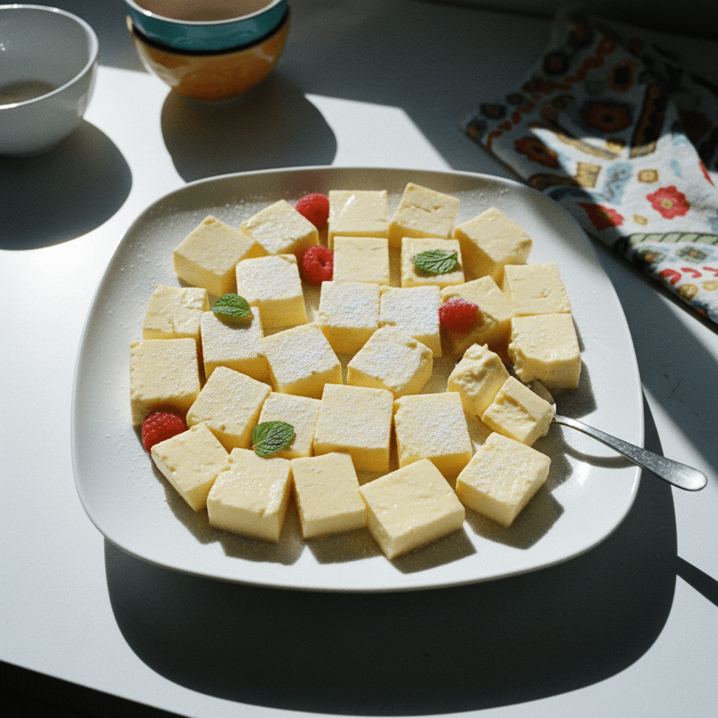 Milk Custard Cubes