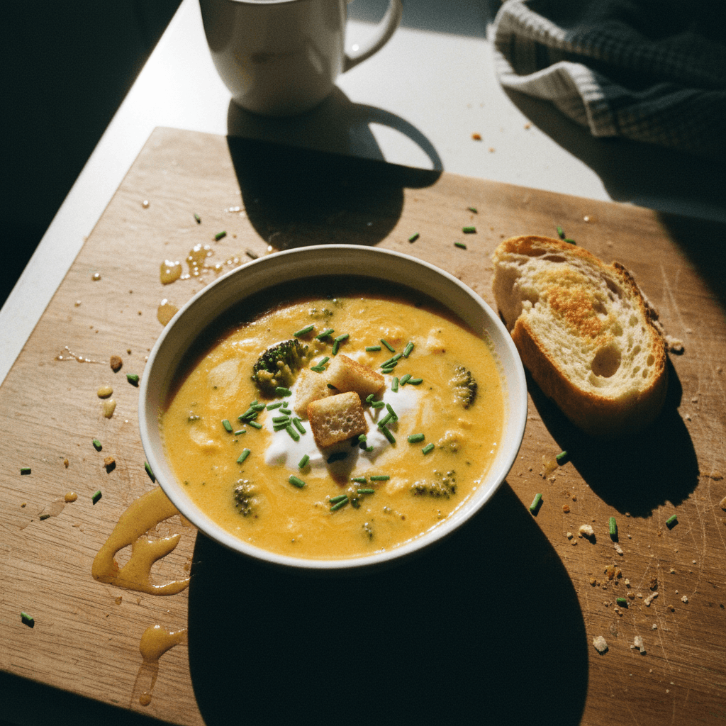 Creamy Keto Broccoli Cheddar Soup