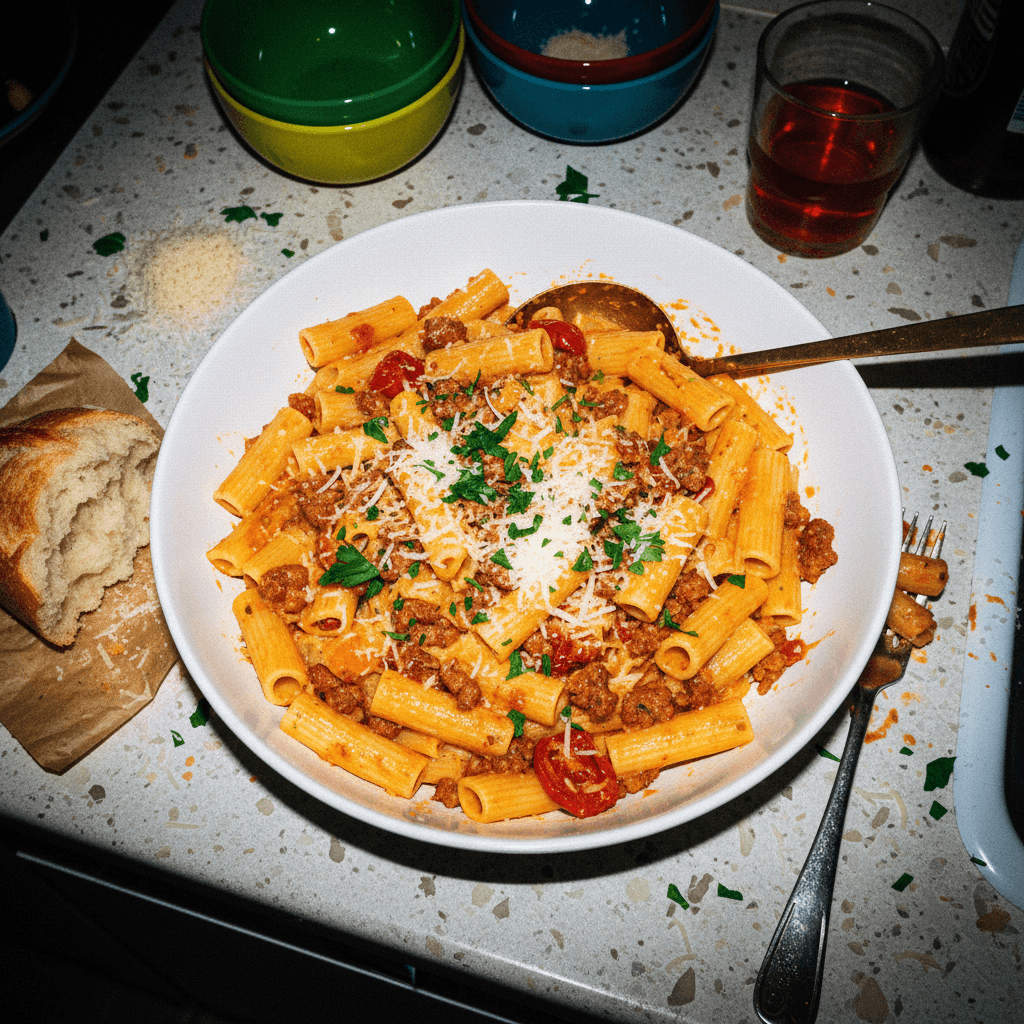 Creamy Chorizo Pasta