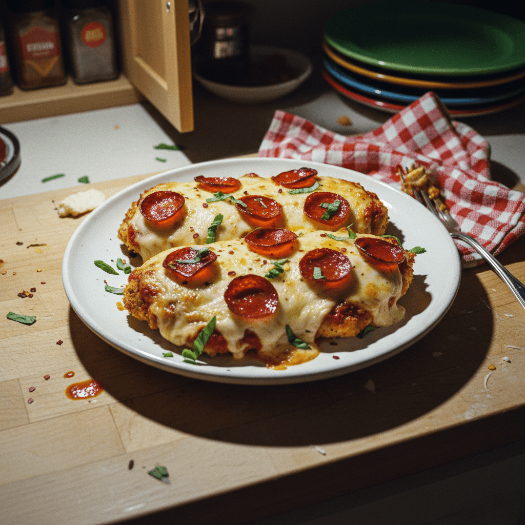 Pepperoni Pizza Chicken Parm