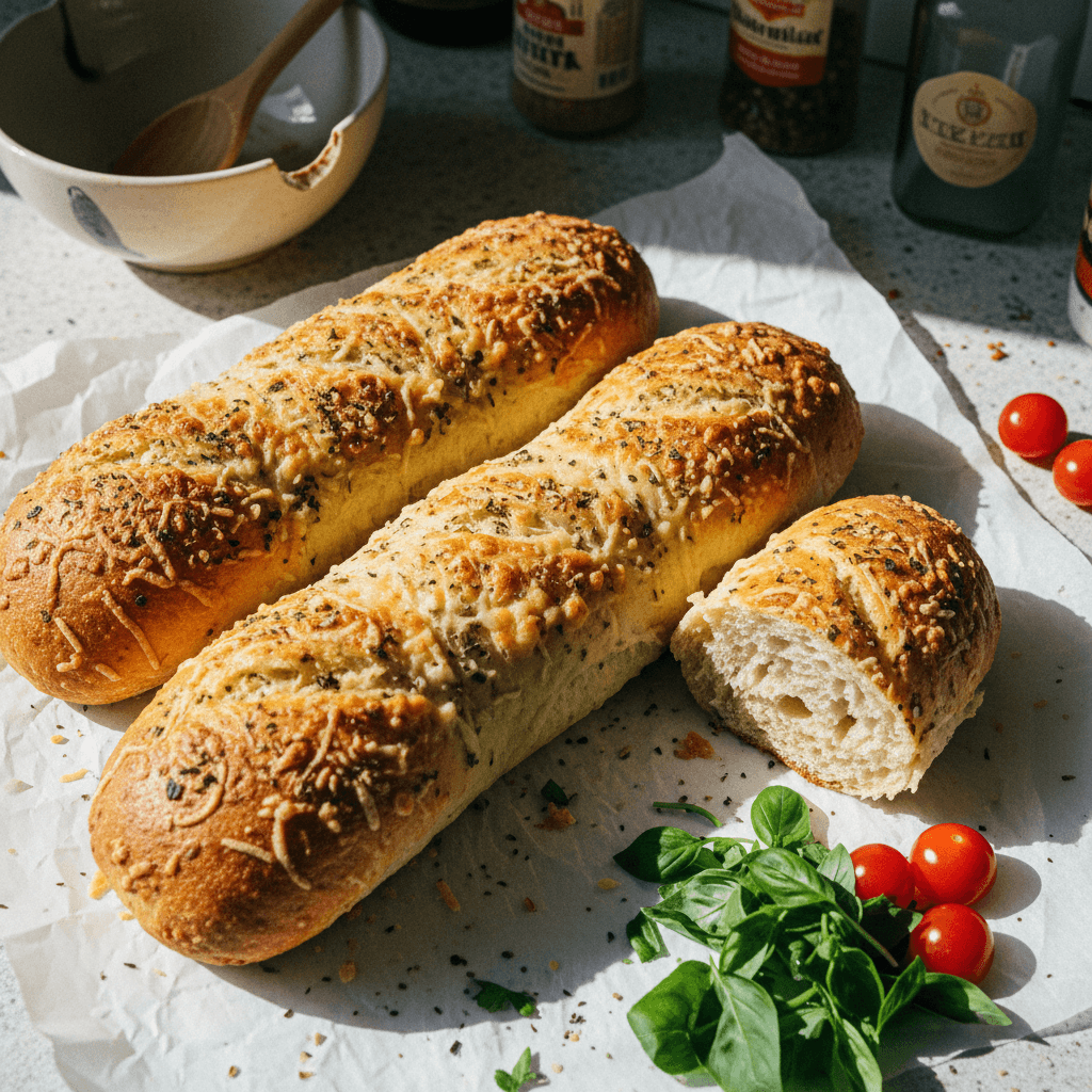 Footlong Italian Herb and Cheese Sandwich Rolls
