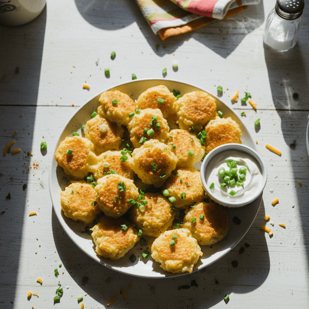 Leftover Mashed Potato Cheese Puffs