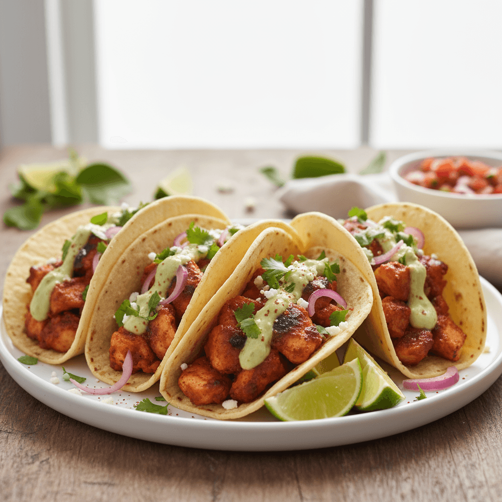 Chipotle Lime Chicken Tacos