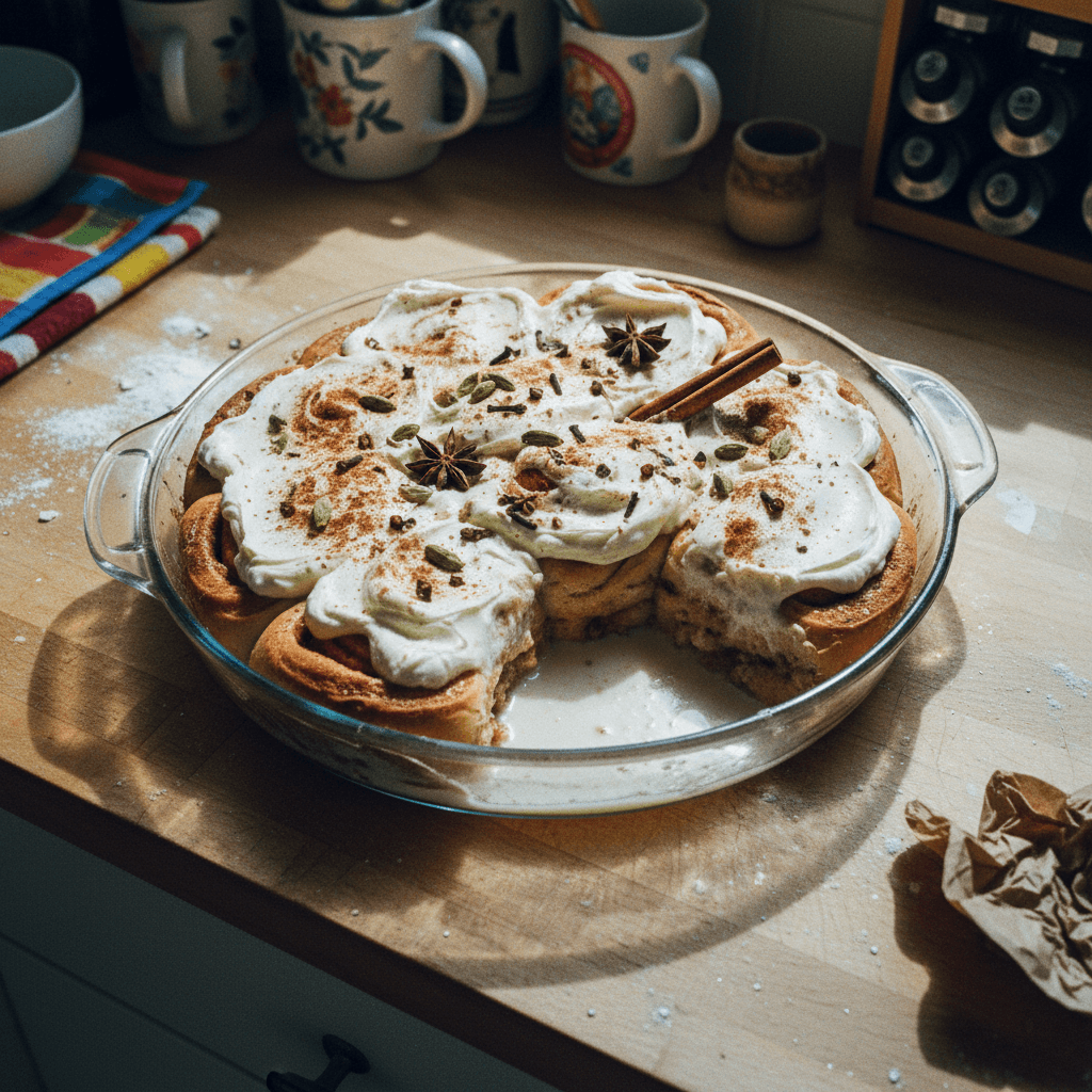 Tres Leches Cinnamon Rolls