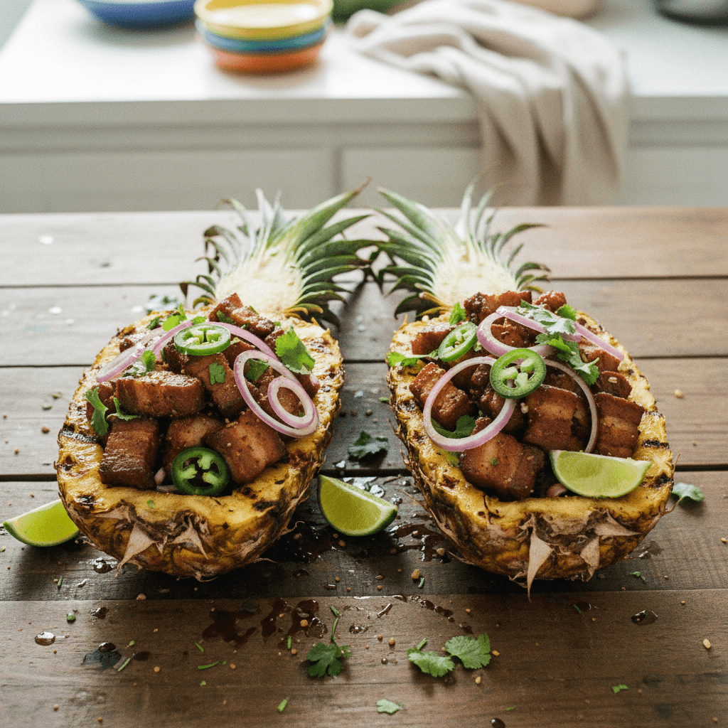 Grilled Pineapple Boats
