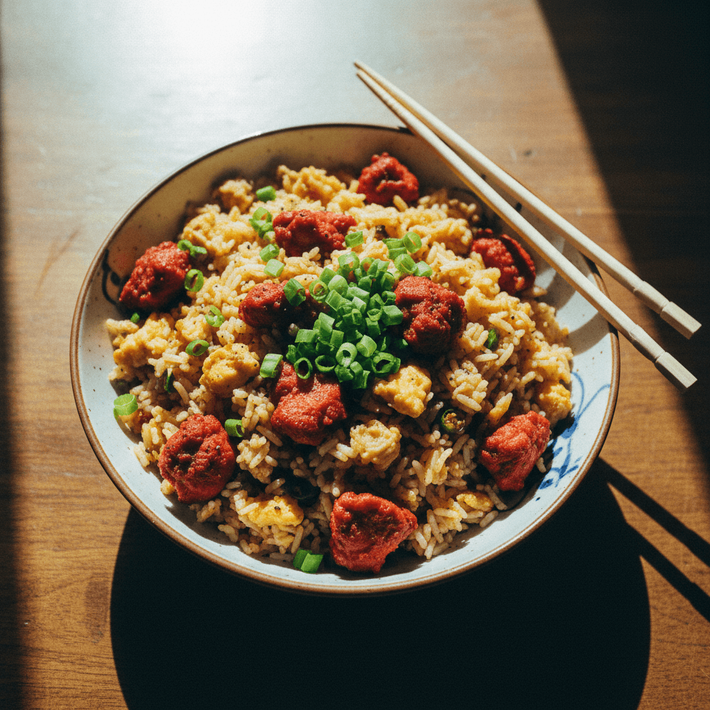 Egg Chicken Fried Rice