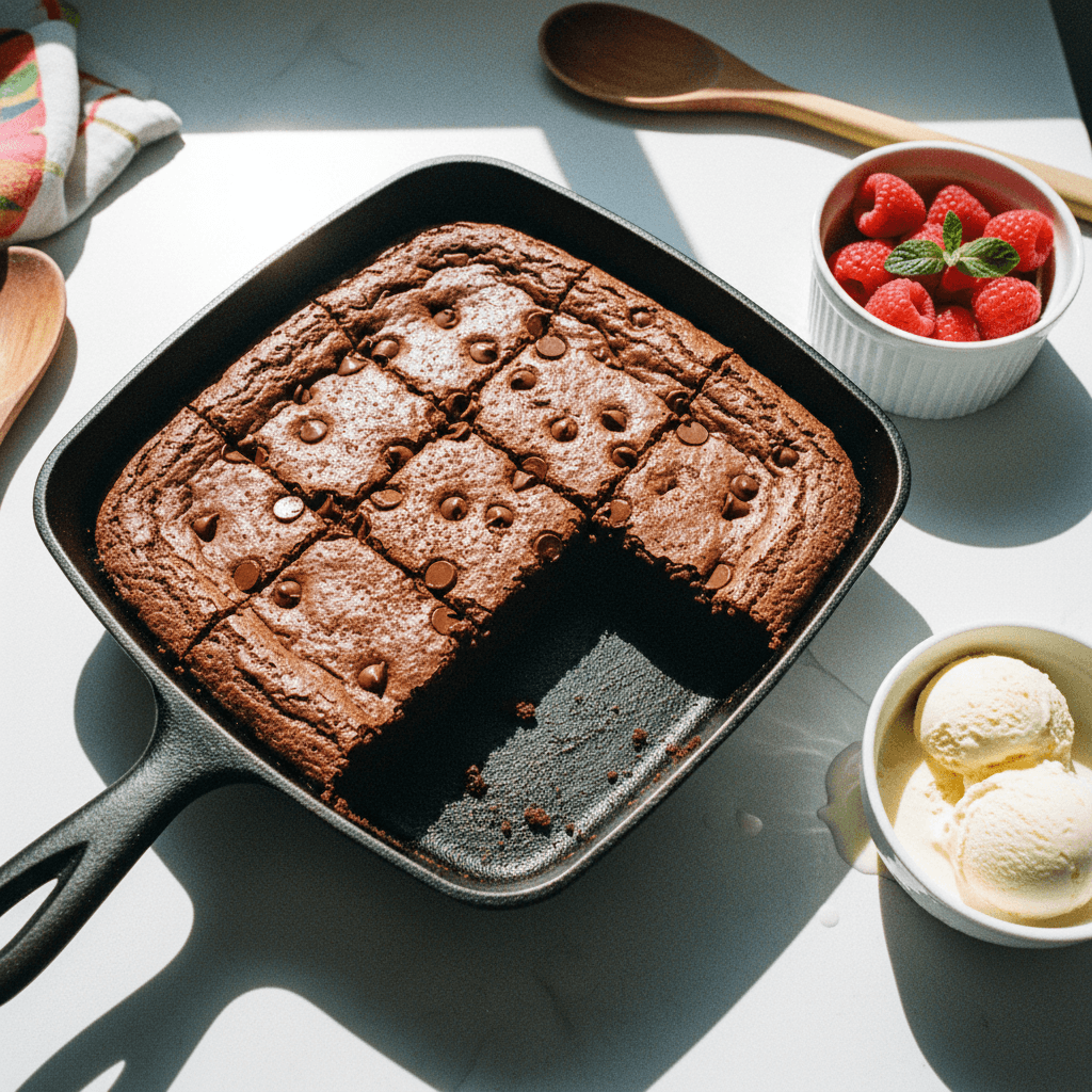 Grandma’s Deep Dish Fudge Brownie