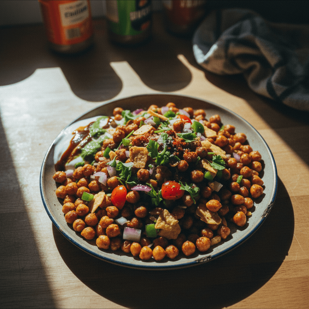High Protein Chole Chaat