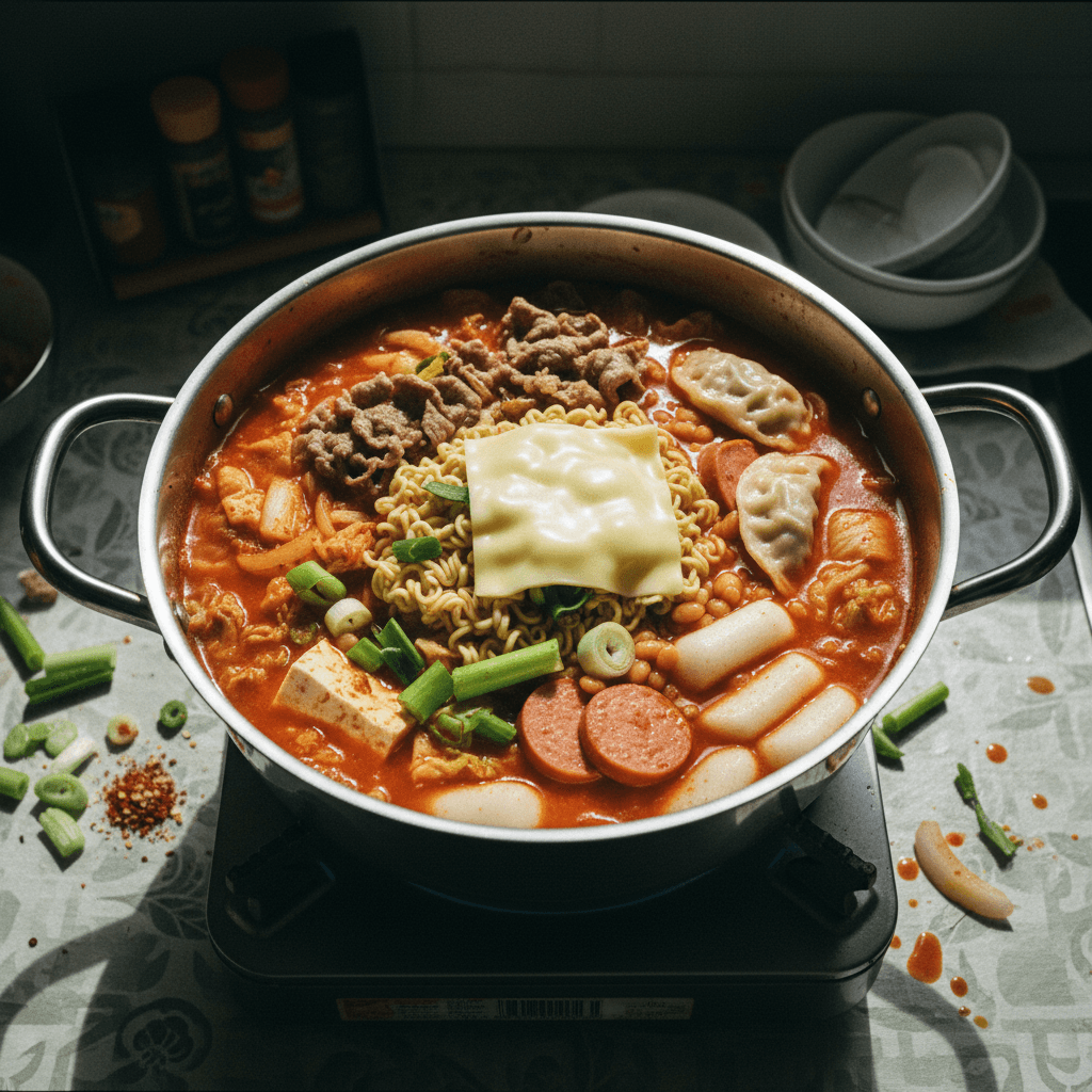 Halal Budae Jjigae (Korean Army Stew)
