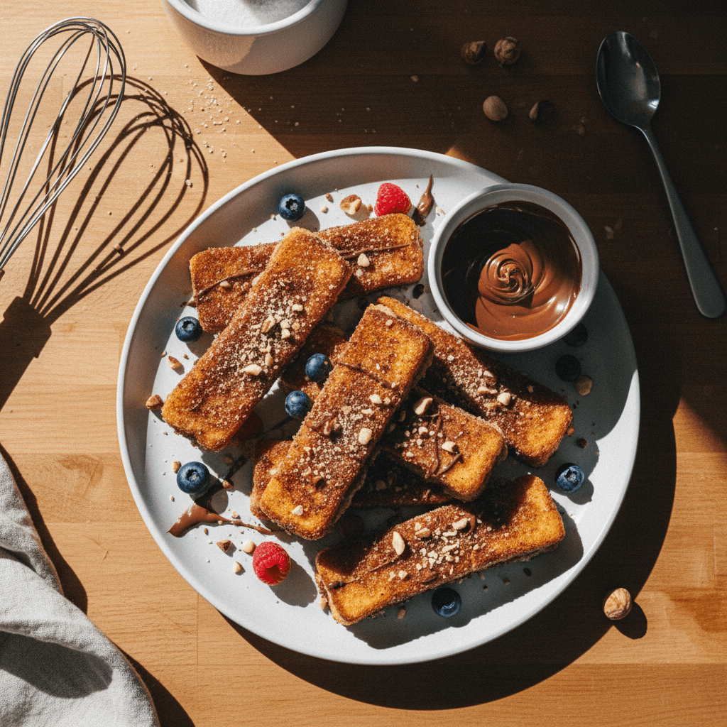 Nutella-Stuffed French Toast Sticks