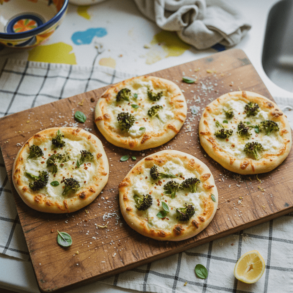 Broccoli Pizzette
