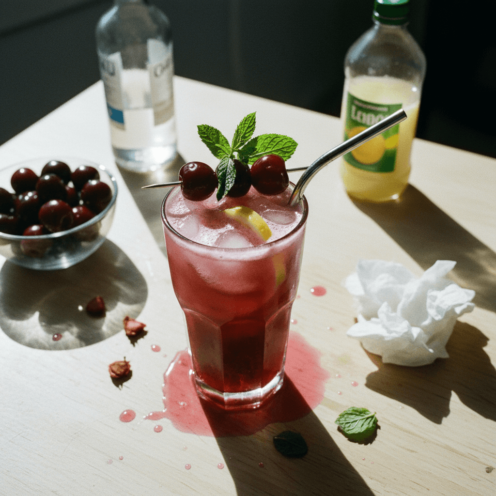Black Cherry Vodka Lemonade Refresher
