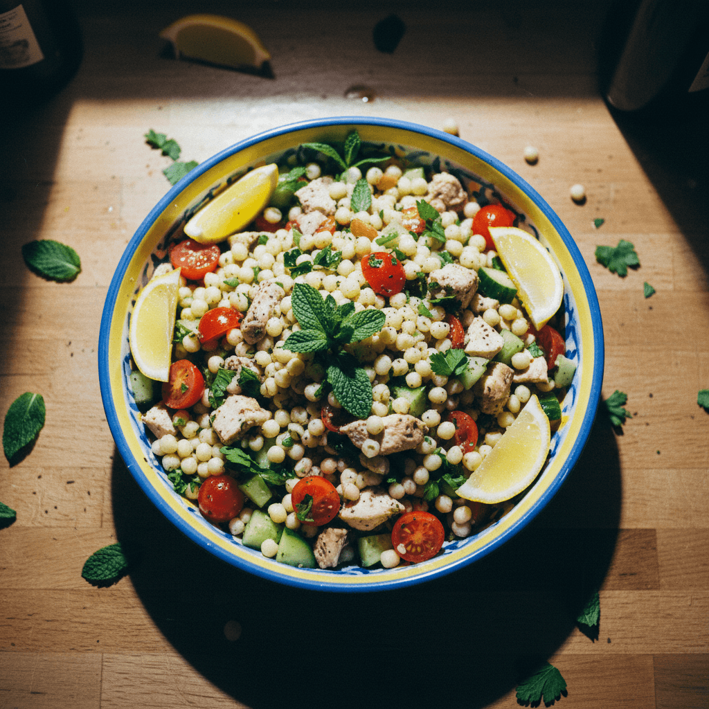 Tabbouleh Inspired Salad with Chicken