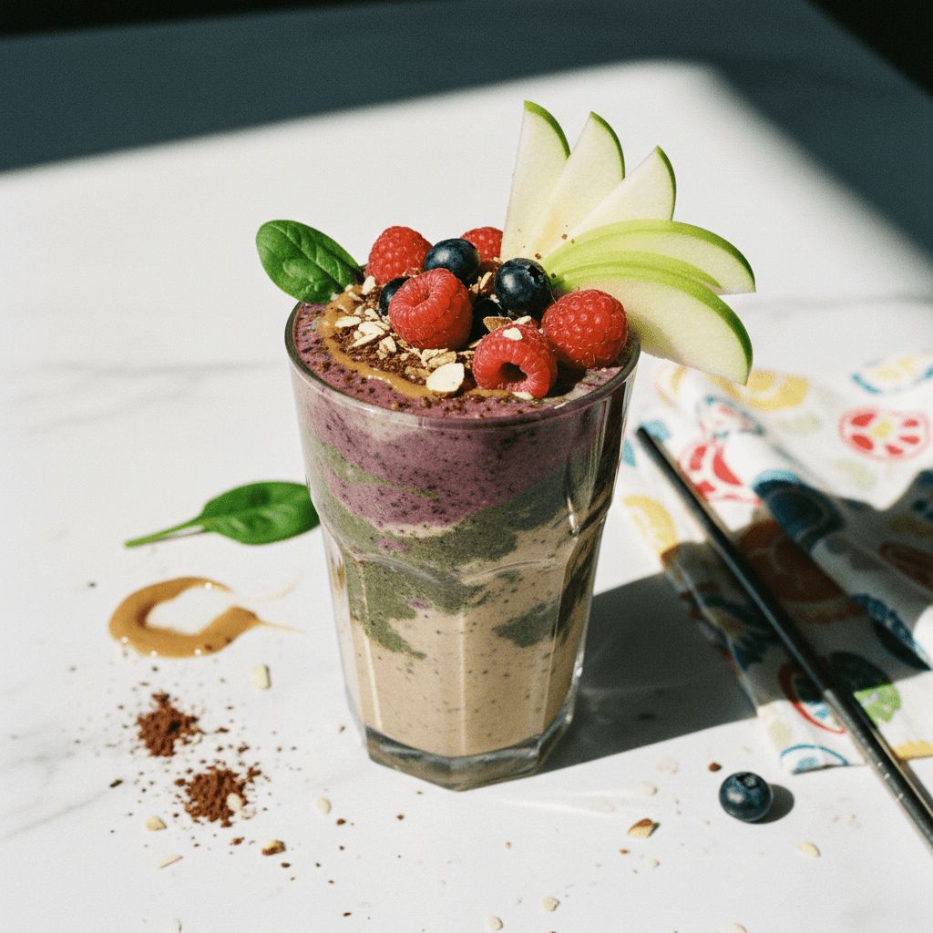 Green Power Berry Boost Smoothie